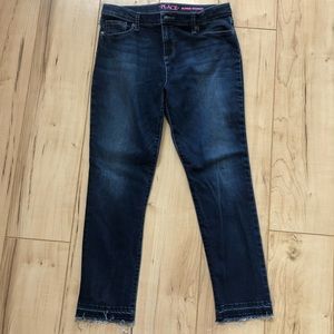 Girls Size 16 Raw Hem Skinny Jeans